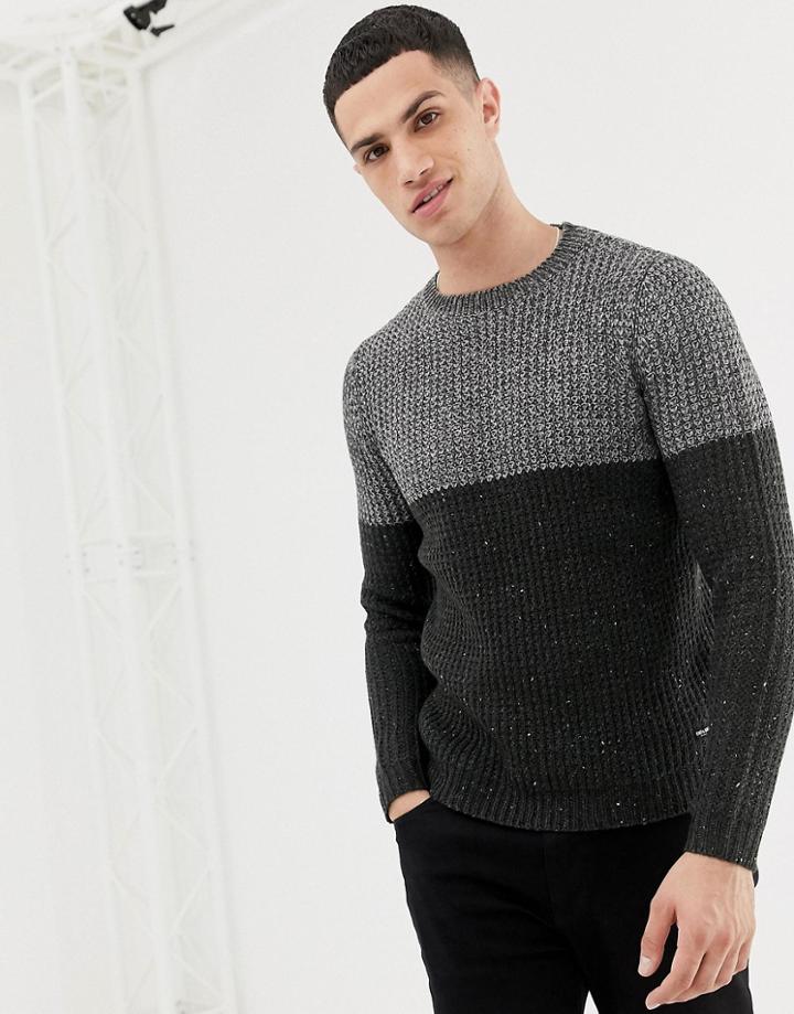 Only & Sons Color Block Knitted Sweater