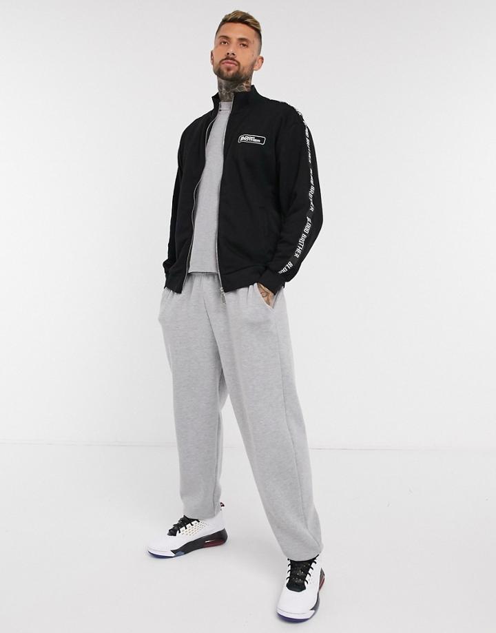 Blood Brother Enfield Track Top In Black