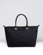 Mi-pac Canvas Weekender Bag In Black - Black