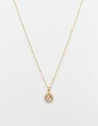 Ted Baker Gold Crystal Sela Pendant Necklace