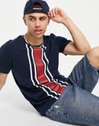 Jack & Jones Originals T-shirt With Stripe In Navy