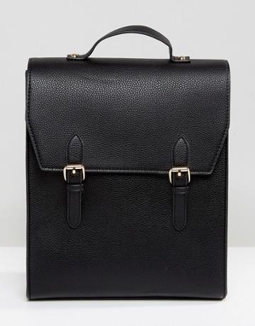 Asos Satchel Backpack - Black