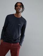 Oakley Training Link Long Sleeve Top Slim Fit In Black - Black