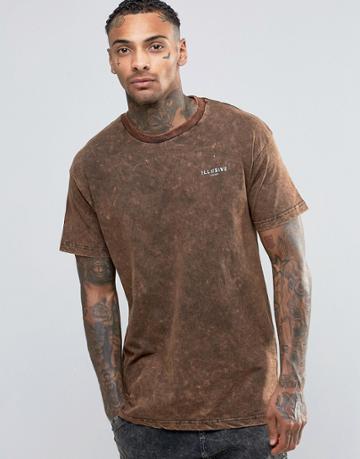 Illusive London Rustic T-shirt - Brown