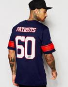 New Era Nfl V-neck T-shirts With Patriots Back Print - Blue