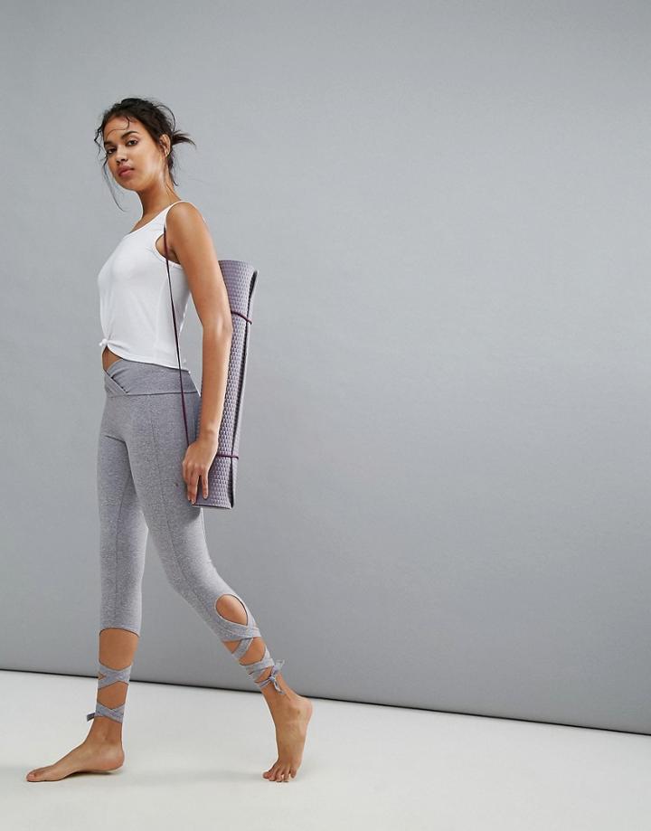 Onzie Ballerina Gray Leggings - Multi