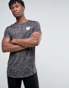 Good For Nothing Raglan Tee In Animal Print - Brown