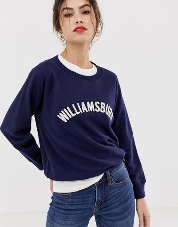 J.crew Mercantile Williamsburg Sweatshirt - Navy