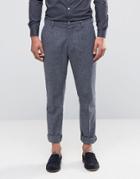 Selected Homme Slim Smart Pant In Wool Mix - Gray