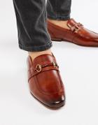 Ted Baker Daiser Bar Loafers In Tan Leather - Tan