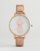 New Look Pineapple Watch - Gold