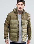 Fat Moose Cosmo Quilted Jacket Hooded - Green
