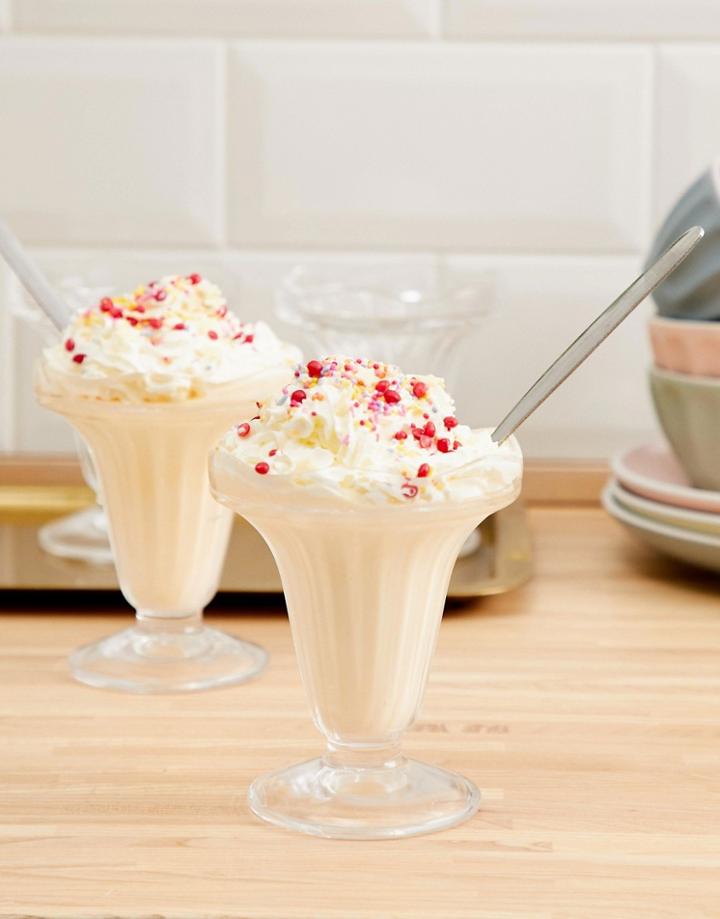 Temerity Jones 4 Pack Sundae Glasses - Clear