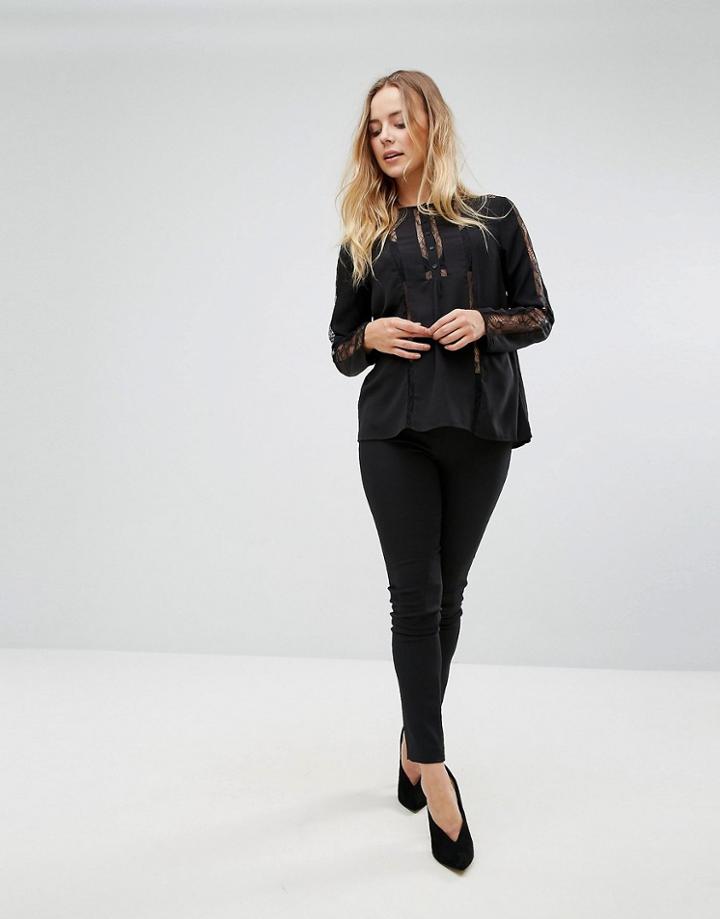 French Connection Glass Stretch Jodphur Leggings