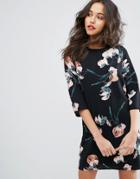 Vero Moda Floral Printed Shift Dress - Multi