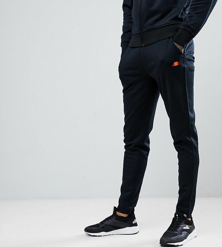 Ellesse Track Joggers In Skinny Fit In Black - Black