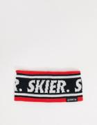 Planks Skier Headband In Black