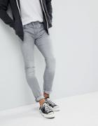 Esprit Skinny Jeans In Gray Wash - Gray