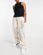 Topman Set Tokyo Scribe Sweatpants In Stone-neutral