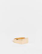 Weekday Signet Ring In Gold