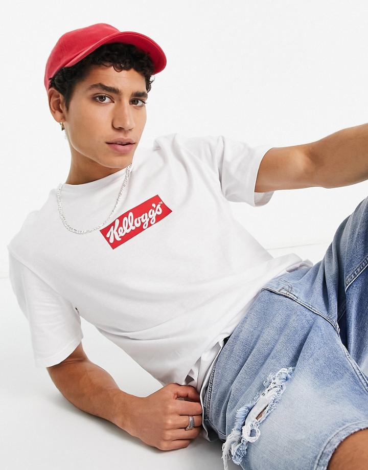 Only & Sons Kellogg's T-shirt In White - Part Of A Set