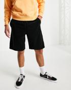 Weekday Kye Velour Shorts In Black
