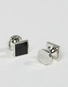 Hugo By Hugo Boss E-totake Square Cufflinks In Black - Black