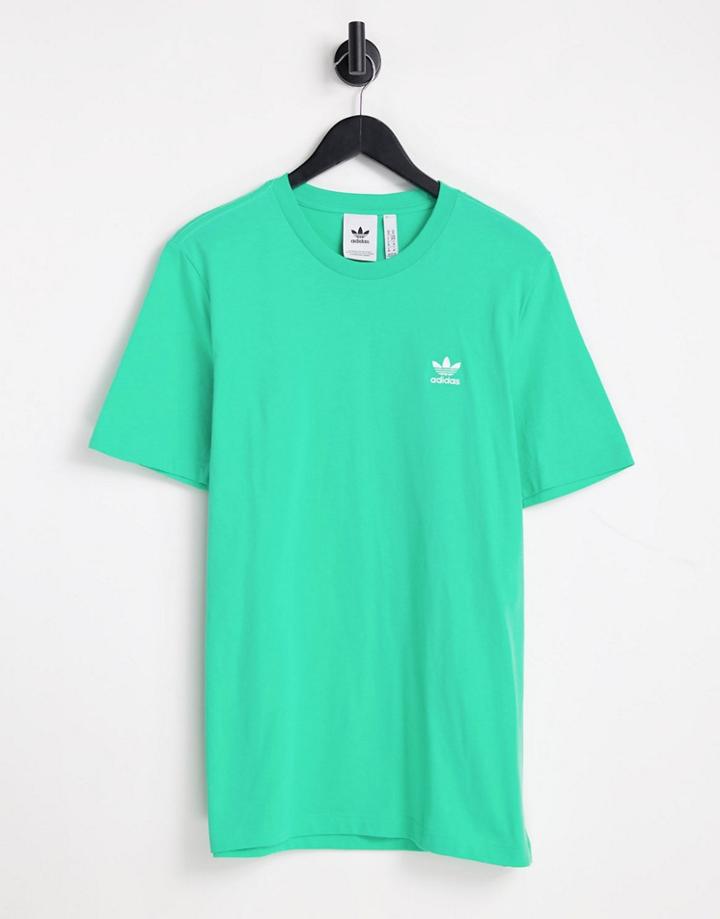 Adidas Originals Essentials T-shirt In Hi-res Green