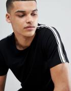 Jack & Jones Premium T-shirt With Arm Stripe - Black
