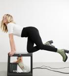 Collusion X002 Super Skinny High Waist Jeans In Clean Black