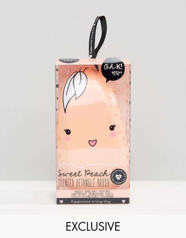 Oh K! Sweet Peach Scented Detangle Brush - Detangle Brush