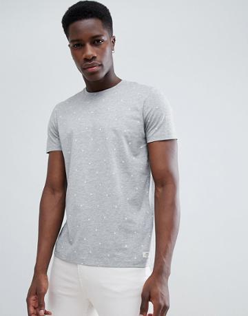 Esprit T-shirt With Polka Dot - Gray