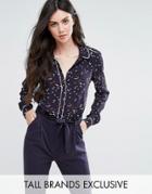 Y.a.s Tall Starling Printed Pipe Edge Shirt Co-ord - Multi