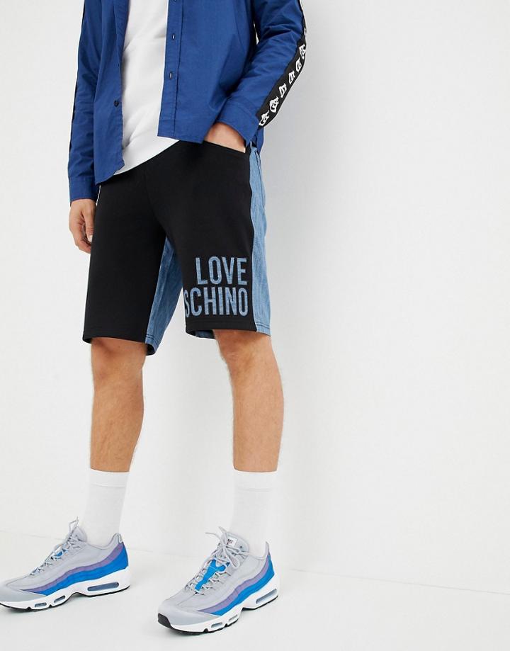 Love Moschino Branded Shorts - Black