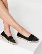 Asos Design Joy Toe-cap Espadrilles In Black