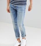 Nudie Jeans Co Tight Terry Jeans Subtle Beat - Blue
