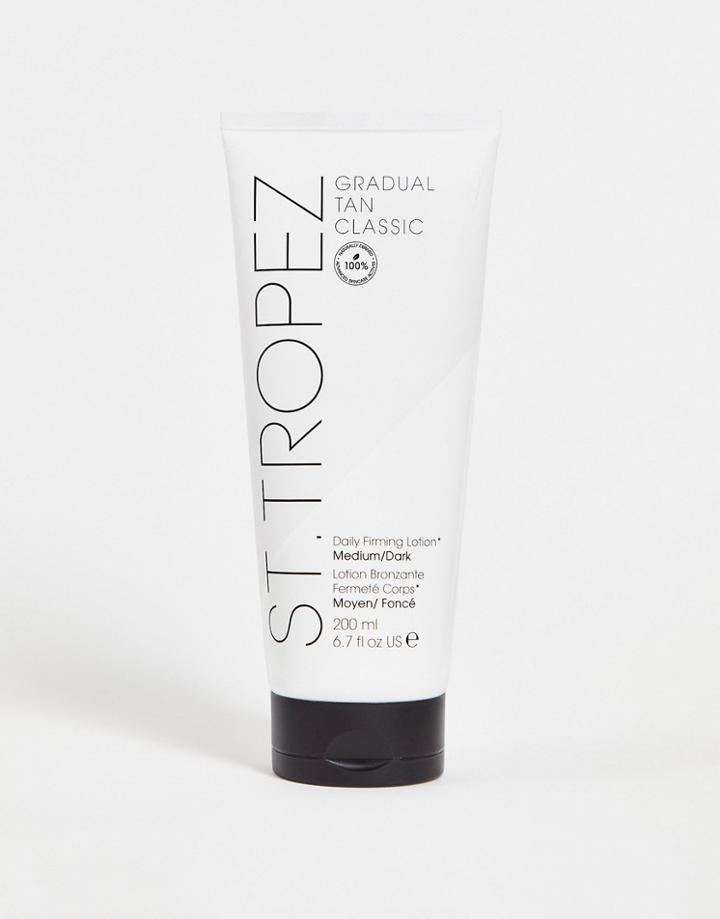 St. Tropez Gradual Tan Classic Daily Firming Lotion Medium/dark 6.8 Fl Oz-no Color