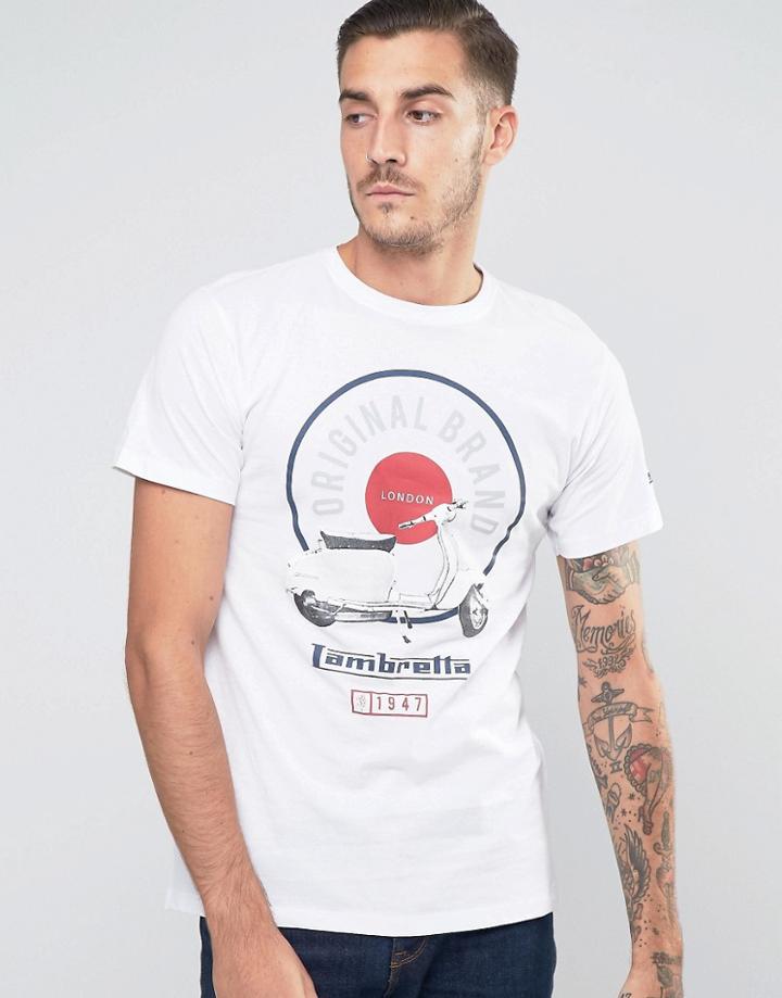 Lambretta Original Scooter T-shirt - White