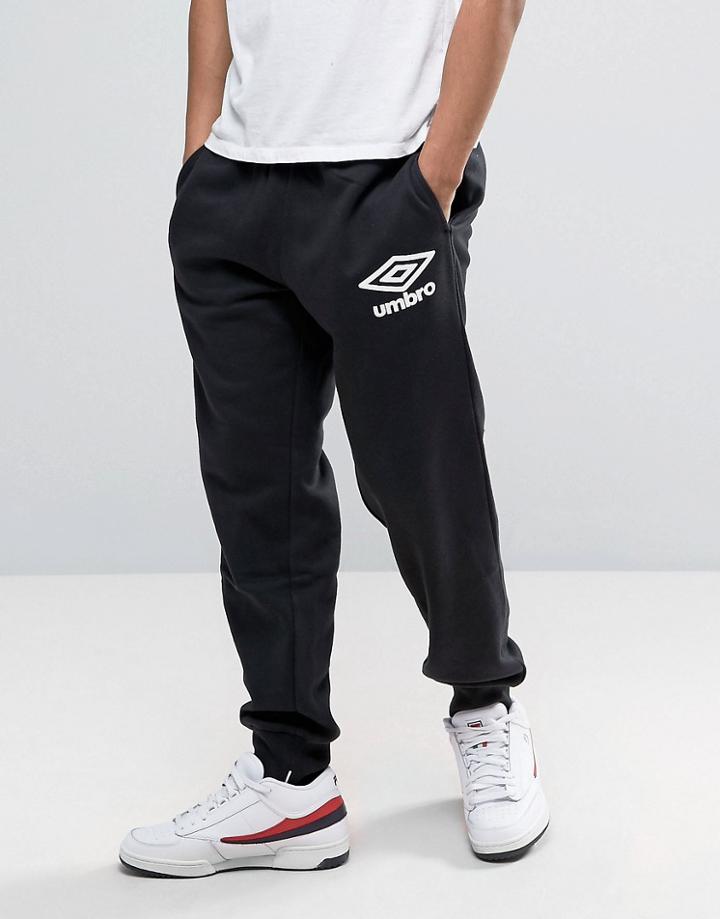 Umbro Cuffed Joggers - Black