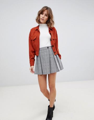 Side Party Kate Pleated Mini Skirt - Multi