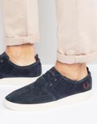 Fred Perry Shields Suede Sneakers - Navy