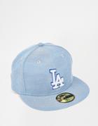 New Era 59fifty Teamox La Dodgers Fitted Cap - Blue