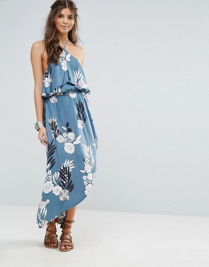 Somedays Lovin Festival Printed Halterneck Maxi Dress - Multi
