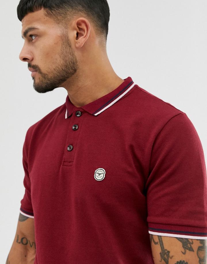 Le Breve Tipped Slim Fit Polo Shirt