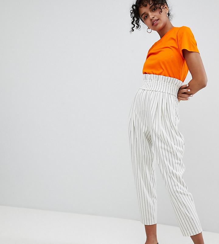 Monki High Waist Stripe Pants
