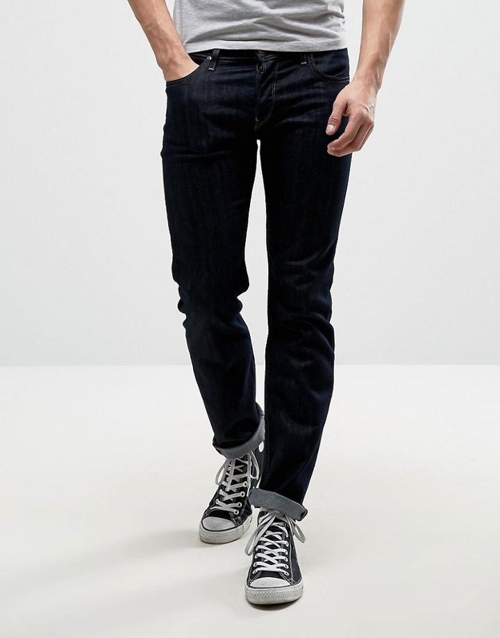 Lee Powell Stretch Slim Jean Rinse Wash - Navy