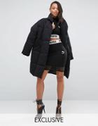 Puma Exclusive To Asos Cropped Mesh Skirt Co Ord - Black