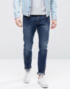 Esprit Skinny Fit Jeans In Mid Wash Denim - Blue