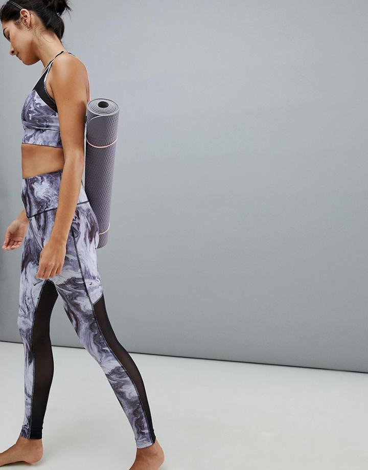 Varley Marble Print Biona Leggings - Multi