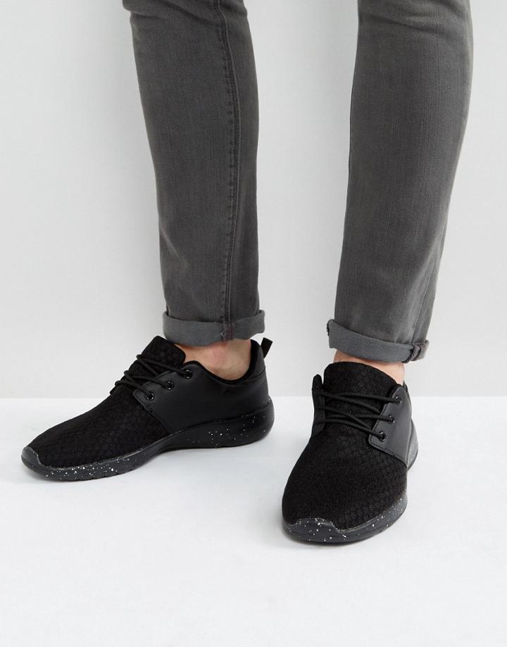 Brave Soul Trance Mesh Sneakers - Black